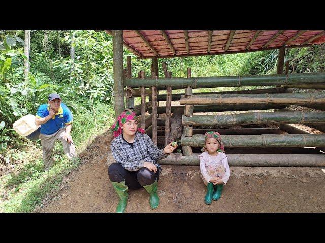 The kind man appeared just as the wild boar destroyed the vegetable garden and Po was orphaned Po