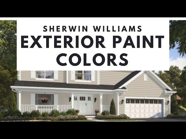 Best Sherwin Williams Exterior Paint Colors