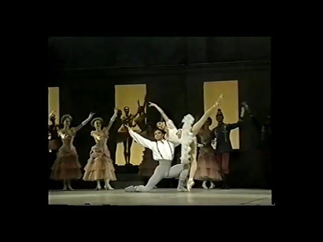 Altynai Asylmuratova and Cyril Pierre in Petit's "Coppelia", Marseille (1995)