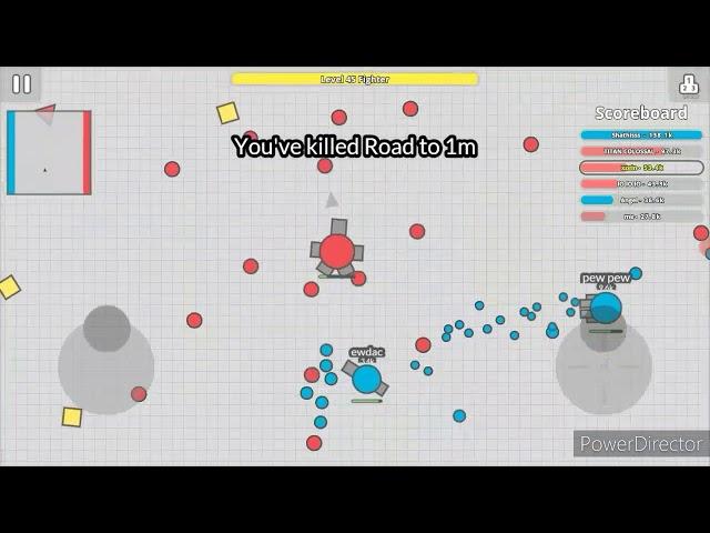 diep.io mobile | hunt comp #1 epic kills!