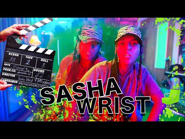 Sasha Wrist Teaches Latina Hip Hop in a Green Chair