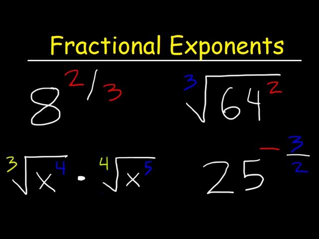 Fractional Exponents