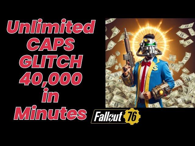 Full limit 40,000 Caps Glitch in minutes - Working as at March 4th  2024 Fallout 76