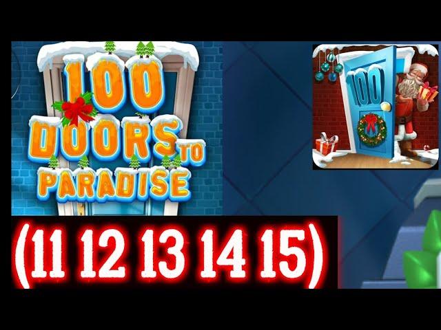 100 Doors to Paradise Level 11 12 13 14 15 Android Walkthrough