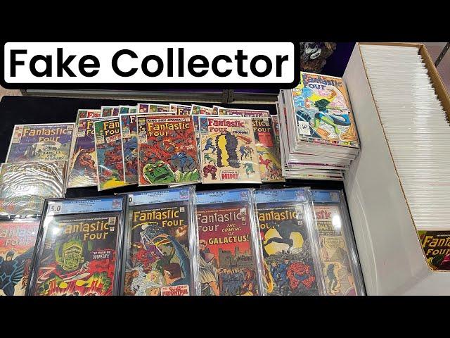 FAKE Collector Shows Fantastic Four Comic Book Collection