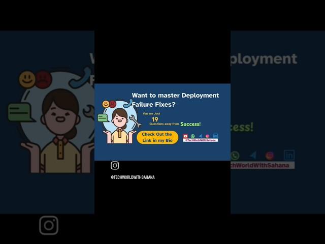 Fix 1 of 20 Deployment Failures  | DevOps Real-Time Series  #devopsengineer