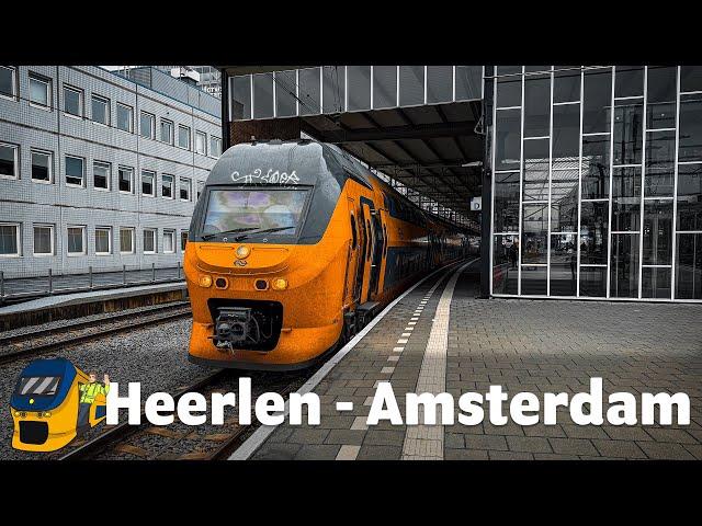 From south to north! | Heerlen - Amsterdam Central express train (VIRM)