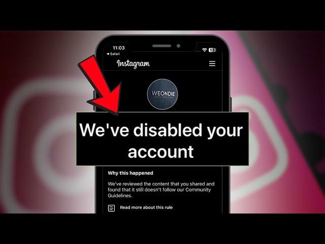 HOW TO RECOVER A DISABLED INSTAGRAM ACCOUNT