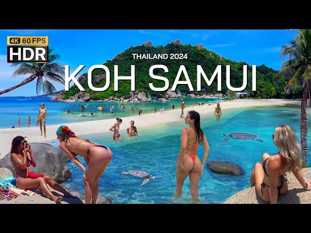  4K HDR | Walking Koh Samui | BEST Place in the World | Thailand 2024 - With Captions