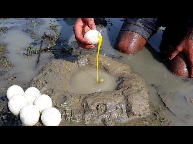 Unbelievable Fishing Technique । Best Underground Fishing With Eggs Catch Fish in Hole। Hole fishing