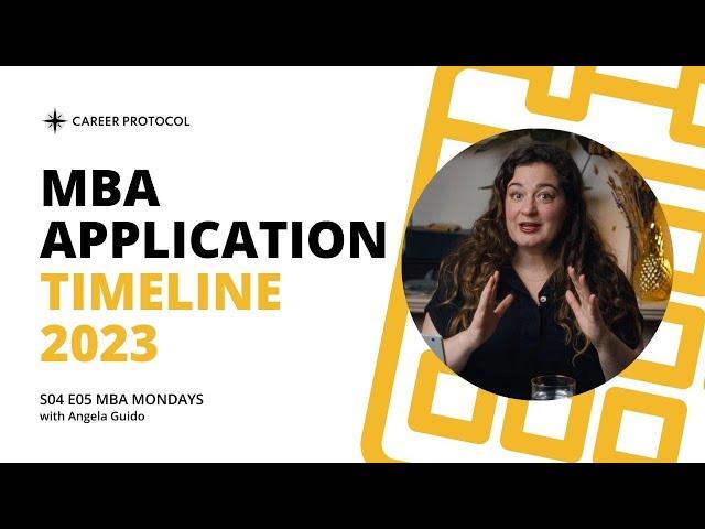 Your MBA Application Timeline for 2023