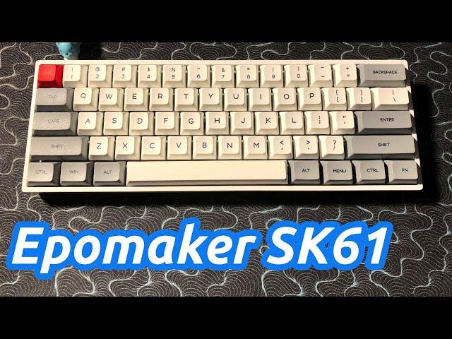 Epomaker SK61 Review! An excellent budget 60% keyboard!