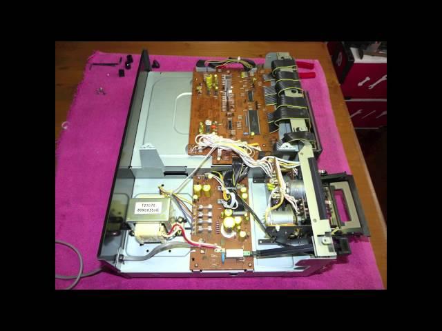 AKAI GX-95 Cassette Deck, Small Service and Repair HD/720p