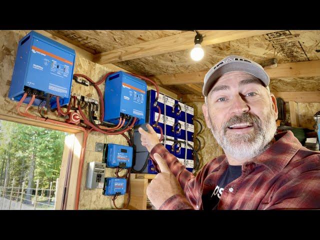 DIY Off Grid Solar Power System for Home - AMAZING POWER!