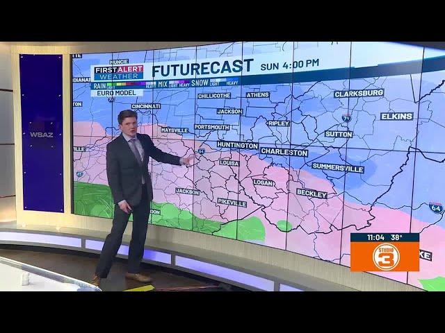 Snowfall predictions on Studio 3