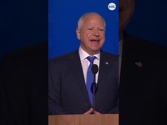 Tim Walz accepts VP nomination at Democratic Naitional Convention