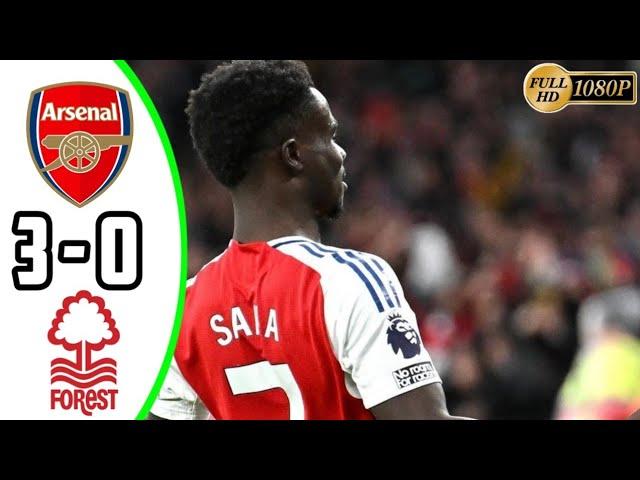 Arsenal vs Nottingham forest 4-0 - Premier league Highlights & All Goals 2024 HD