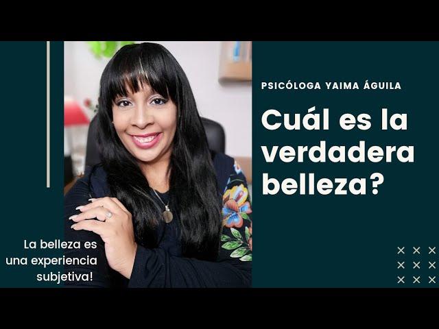 La belleza es subjetiva!