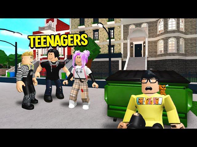 Sneaking Into A TEENAGER'S Neighborhood.. I Found ADULTS Trapped! (Roblox Bloxburg)