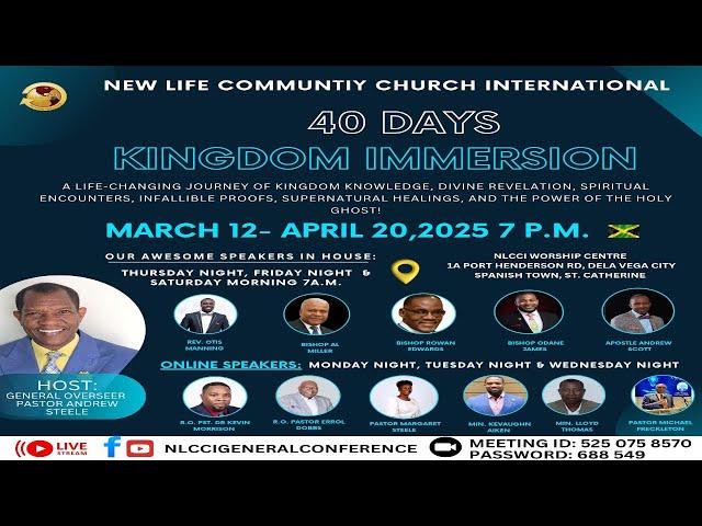 NLCCI WORSHIPCENTER | 40 Days Kingdom Immersion |