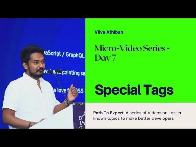 Special Tags for Google - SEO - PathToExpert - Advanced Web Development - Vilva Athiban