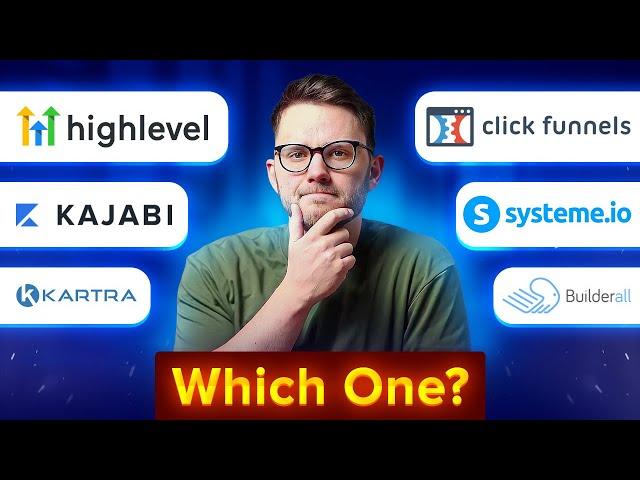 Top 6 Best Marketing Softwares Compared 2025: Clickfunnels, Kartra, Kajabi, Builderall, Systeme, GHL