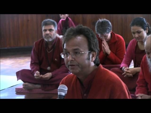 Vijay Kumar Pandey becomes Osho disciple Swami Anand Vijay