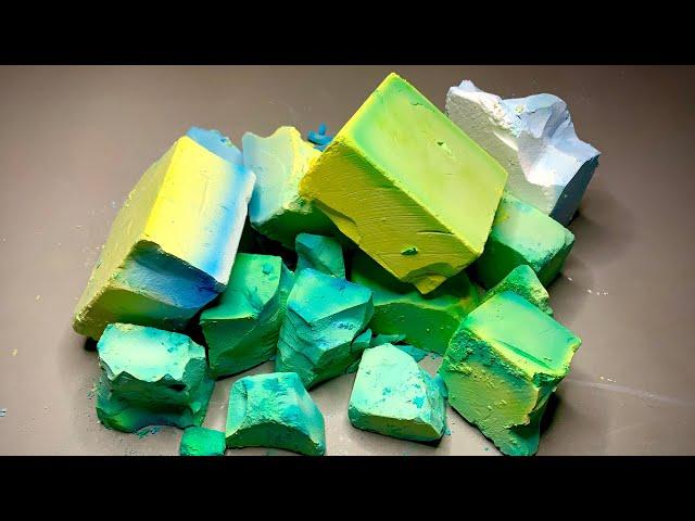 Satisfying Dyed  Gym Chalk Crumble ASMR | Gholibn Gym Chalk | Oddly Satisfying ASMR 2021