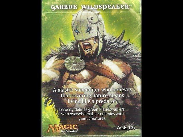 Magic The Gathering Garruk Wildspeaker Card Deck Opening MTG