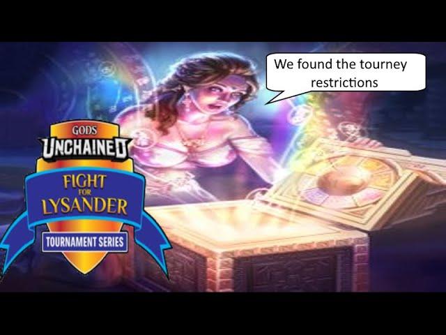 Lysander Trials #2 round 1 - tygao vs Korean - Gods Unchained