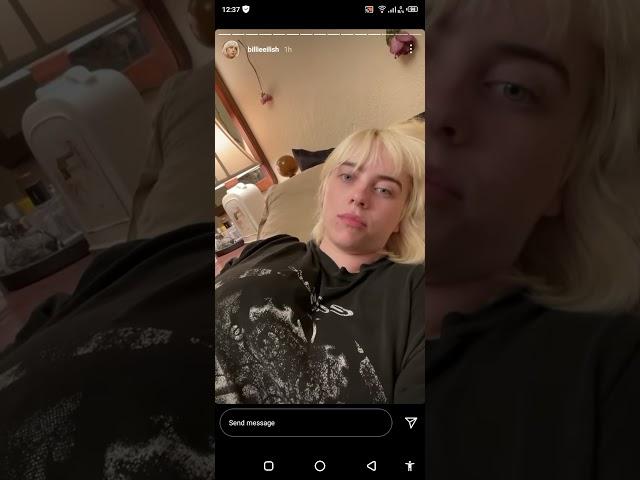 billie eilish Instagram story  Meme 