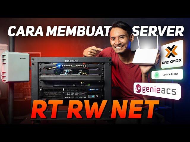 CARA MEMBUAT SERVER INTERNET DENGAN PROXMOX, MIKROTIK, OLT , SWITCH MANAGED