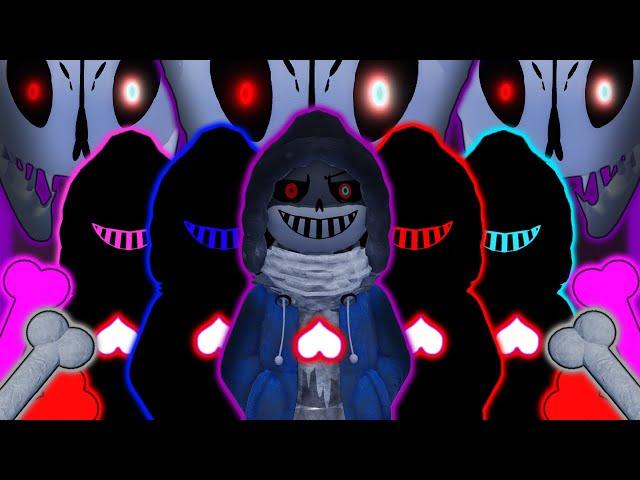 Dust Sans EVO All Stages [Showcase] [Undertale: Timeline Collapse]