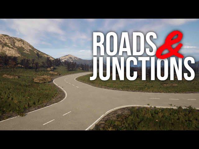 EASY Road and Junction Tutorial for Unreal Engine 5 [+ FREE ROAD MESH!]