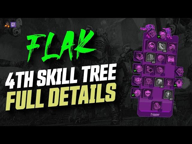 FL4K 4TH SKILL TREE FULL WALKTHROUGH - Borderlands 3