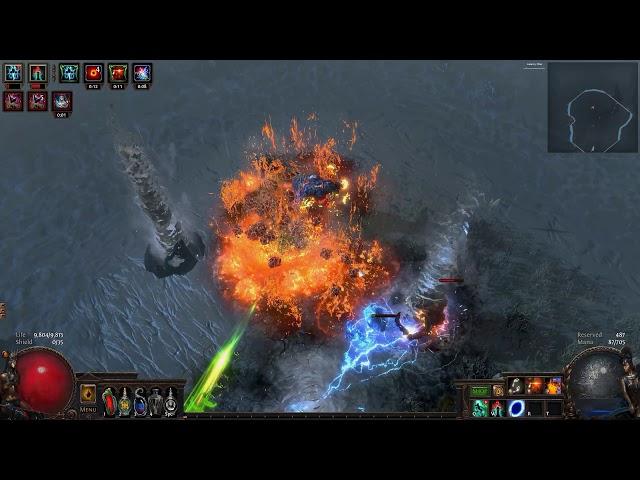 POE - Hybrid's Jugg Molten Strike all guardians kills