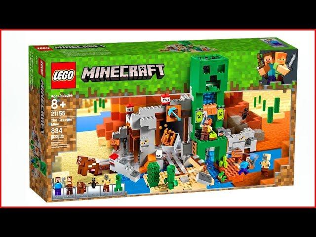 LEGO MINECRAFT 21155 The Creeper Mine - Speed Build for Collecrors - Collection 57 sets