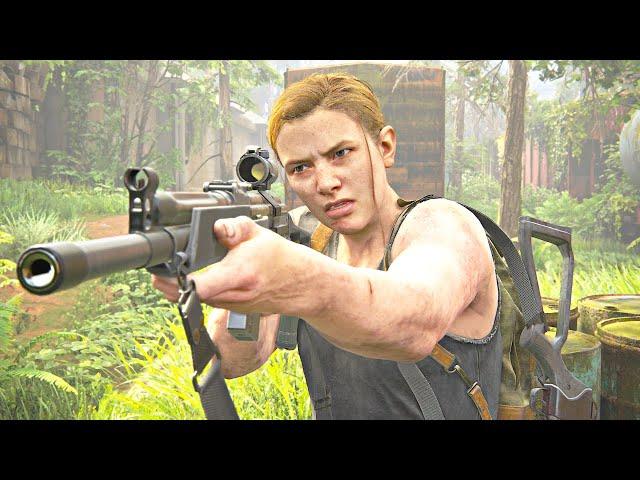 Abby's Perfect Aim ● The Last Of Us Part 2 / GROUNED+ HEADSHOTS ONLY Gameplay - 4K PS5