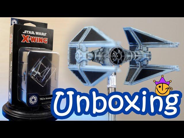 Star Wars X-Wing Miniatures TIE/IN INTERCEPTOR Expansion Unboxing & Close Up Shots