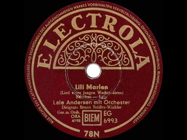 1939 Lale Andersen - Lili Marlene (original German version)