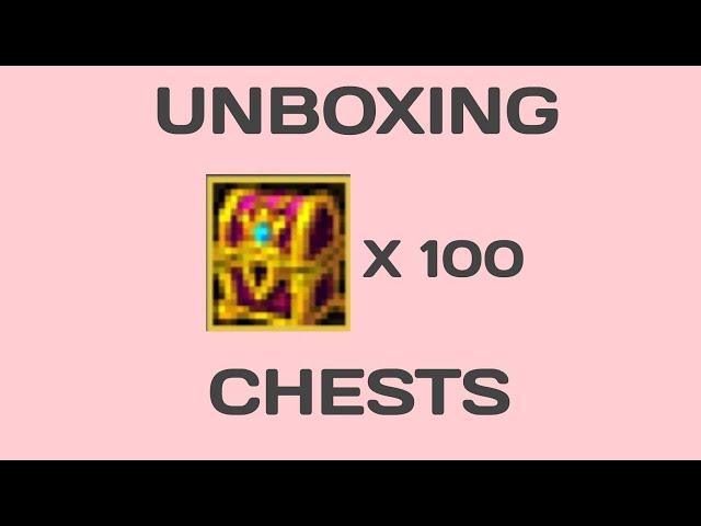 Opening 100x Spring Event Chests | Warspear Online