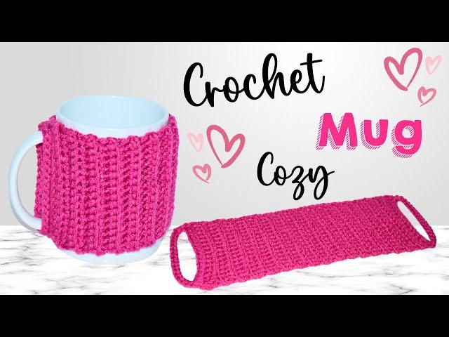 How to Crochet a Mug Cozy for Beginners | DIY Crochet Cozies