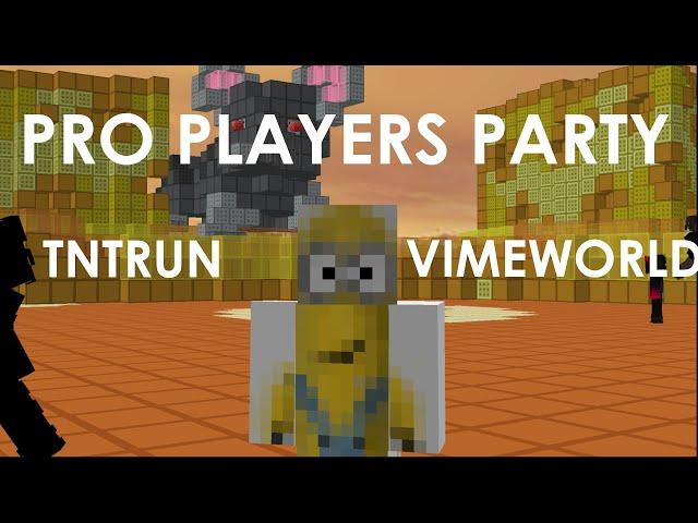 VIMEWORLD TNTRUN PRO PLAYERS PARTY - 5 PLAYERS