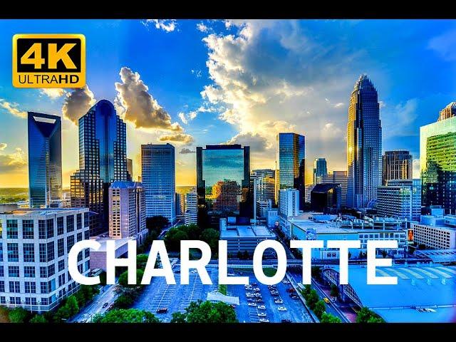 Beauty of Downtown Charlotte, North Carolina USA in 4K| World in 4K