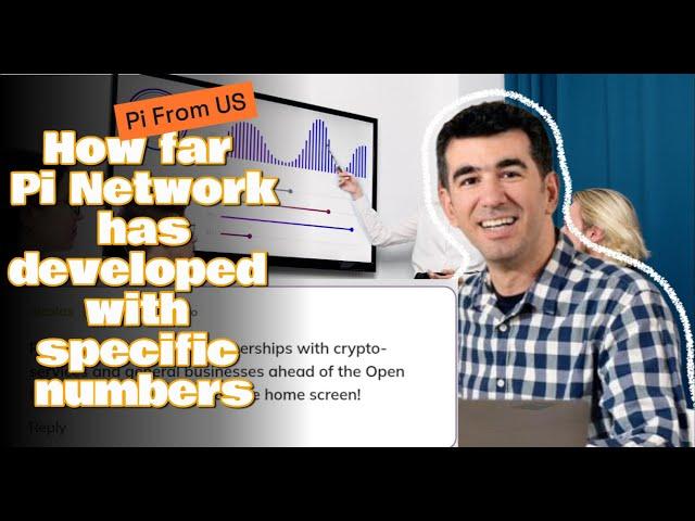 How far Pi Network has developed with specific numbers