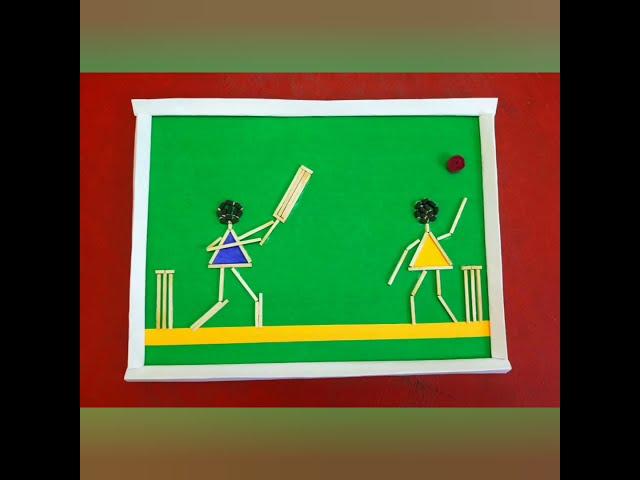 matchstick art and craft idea #shorts