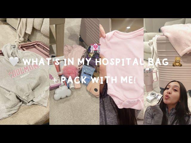 WHAT’S IN OUR HOSPITAL BAG + PACK WITH ME!  - first baby