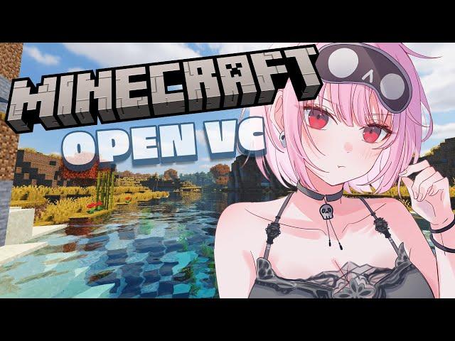 【MINECRAFT】Open VC While Building HoloFight Club!