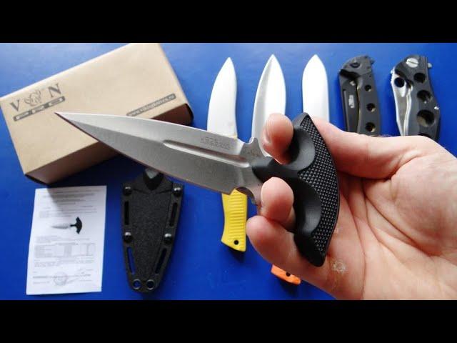 Страшный нож! Такие ножи ЗЛО! VN Pro Cobra Push Dagger