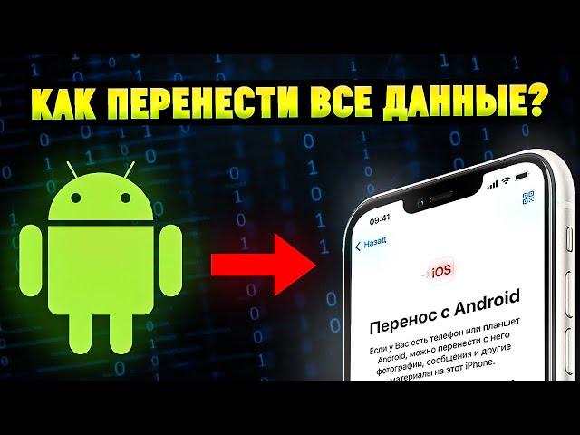 Как перенести данные с Android на iPhone, если он уже настроен?